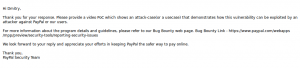 paypal crlf