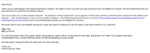 paypal cookie injection xss